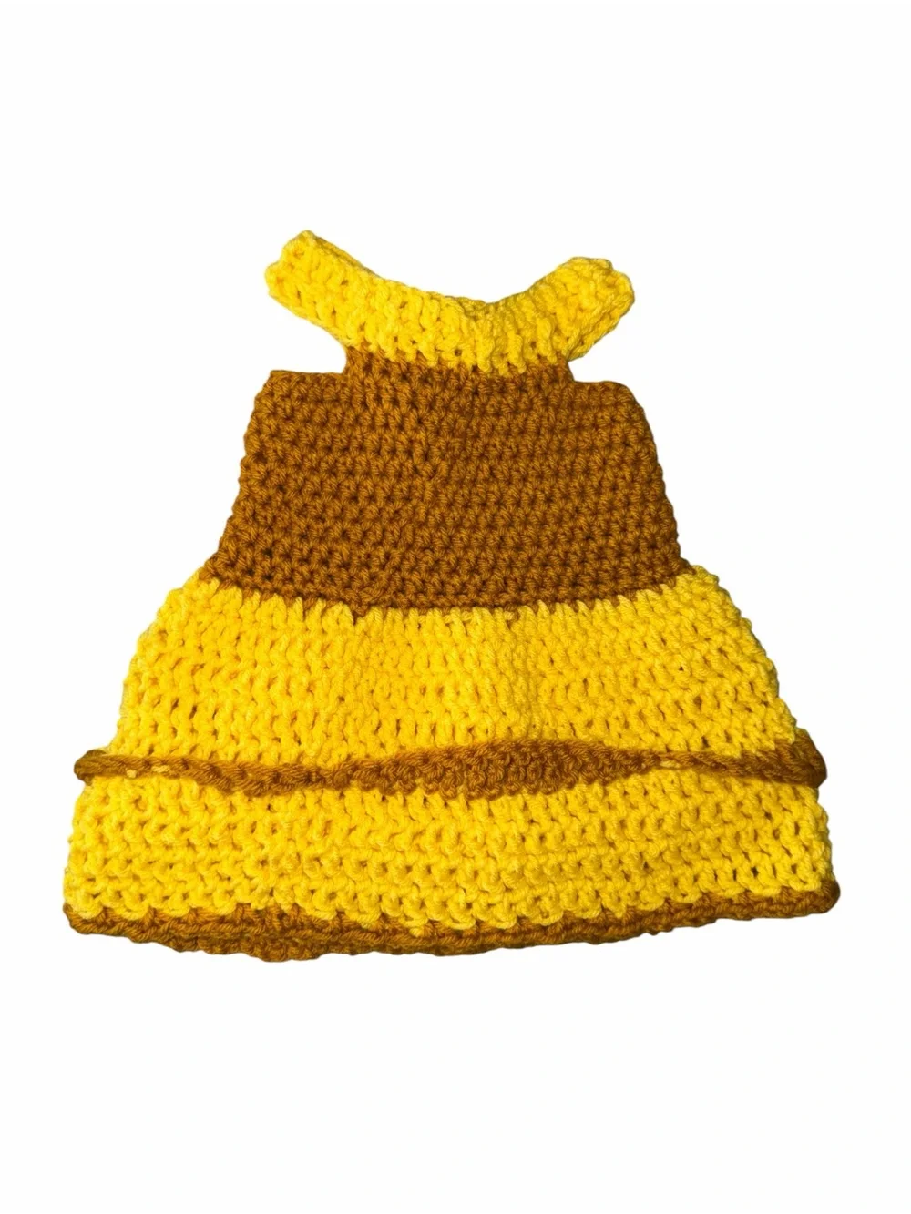 Disney Princess Belle inspired Handmade Crochet Dress and set for newborn